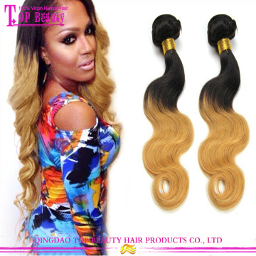 Wholesale cheap 6a real tangle free colored brazilian hair weave